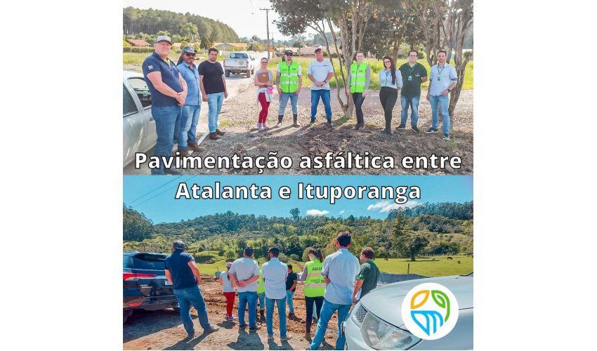 Pavimentação asfáltica da estrada que liga os municípios de Ituporanga e Atalanta!